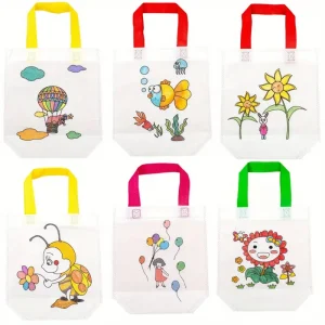 Colour Your-Own Handbag – Pack of 3 + marker set